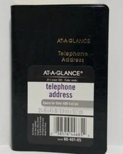 At-A-Glance  Telephone Address Book,  2 3/4 x 4 1/4   80-401-05