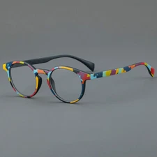 Colorful Fashion  Painting Eyeglasses Pop Spectacles TR90 Frames for Daily-use