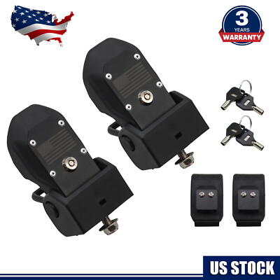 USA Hood Latches For 2018-2024 Jeep Wrangler JL Rubicon JT Hood Locking Catch