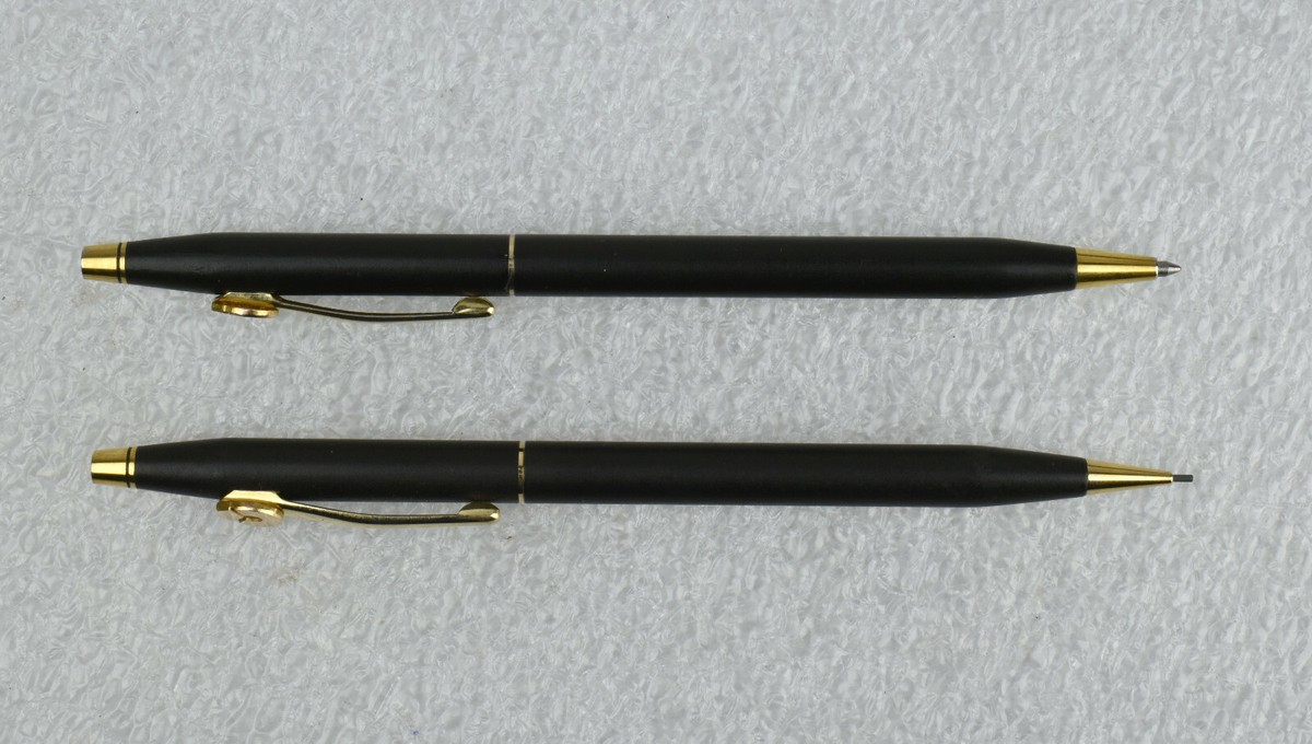 Coffret Stylo Et Crayon Cross Classic Black 2501 Avec Recharges - État Excellent - Occasion