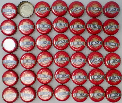 (42) Vintage Lucky Lager Unused Beer Crown Bottle Caps General Brewing  Canada