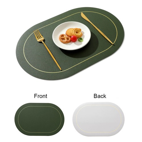 1/2x Dinner Table Place Mat Coasters Washable Non-Slip Heat Resistant Placemats - Picture 13 of 15