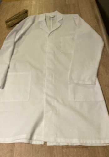 Vestito fantasia uomo cappotto DOTTORES nuovo con etichetta originale 40" petto BIANCO straccio settimana - Foto 2 di 3