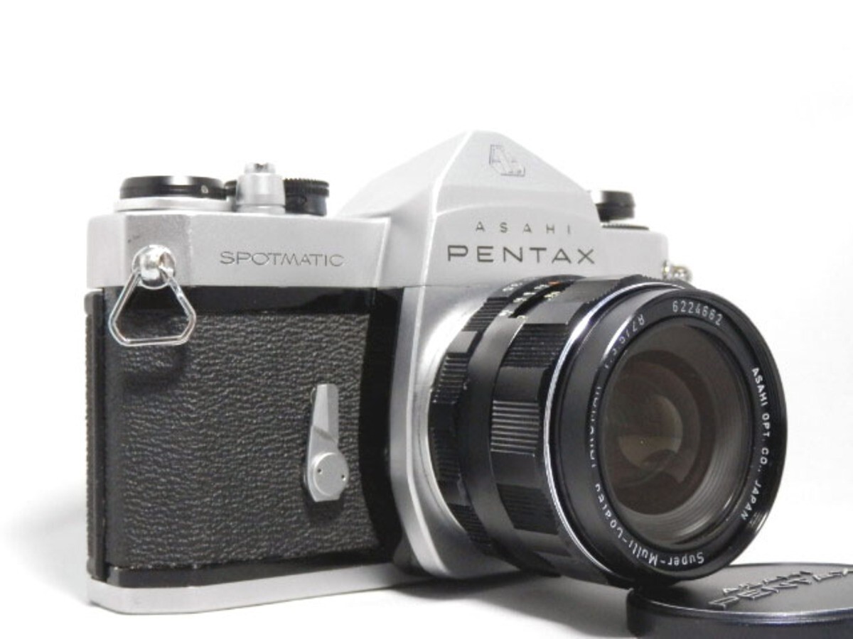 フィルムカメラ PENTAX SPOTMATIC SP TAKUMAR F3.5 28mm Pentax Spotmatic SP 35mm Camera & SMC Takumar 28mm F3.5 Lens