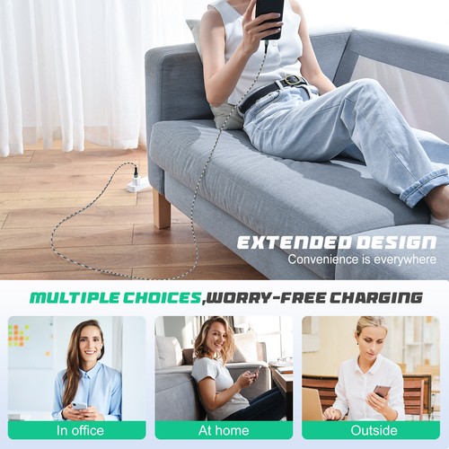 CAMO USB C Cable 4ft 6ft 10ft FAST Charger Type C Data Cord for Motorola Phone - Picture 9 of 30