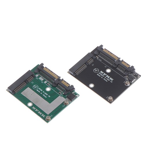 Half height MSATA Mini Pcie SSD To 2.5'' SATA3 6.0gps Adapter Converter Card - Photo 11/15