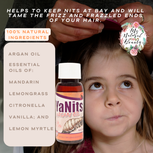 YaNits Argan Oil- non-toxic, 100% Natural. Deter nits and headlice naturally. - Picture 1 of 9