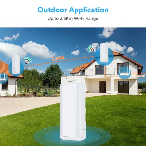 450Mbps 5.8G WIFI Outdoor CPE 2.5KM Wifi Router For IP Camera Wireless Wifi - 第 10/16 張圖片