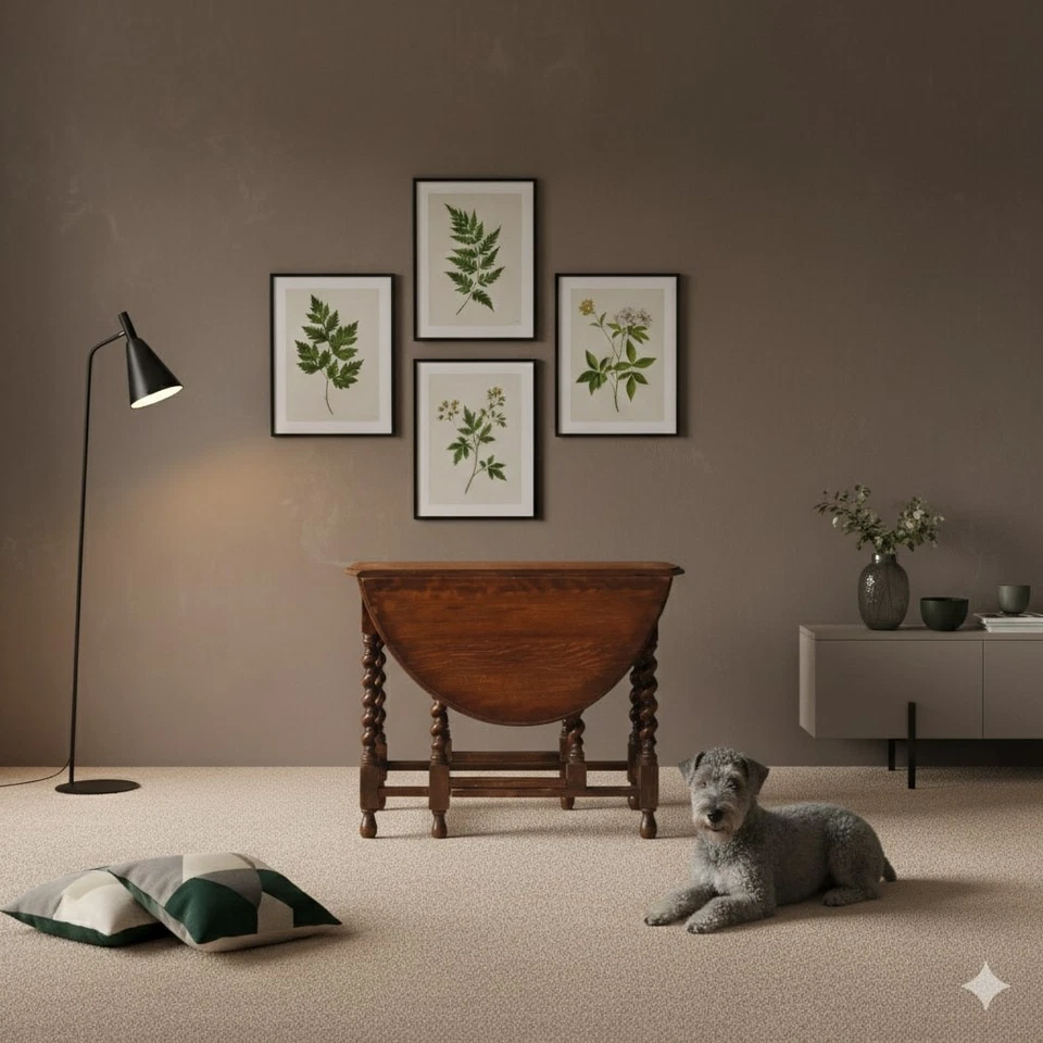 Table Basse Ancienne Chêne Royaume-Uni du XIXe Siècle Originale - Photo 2/4