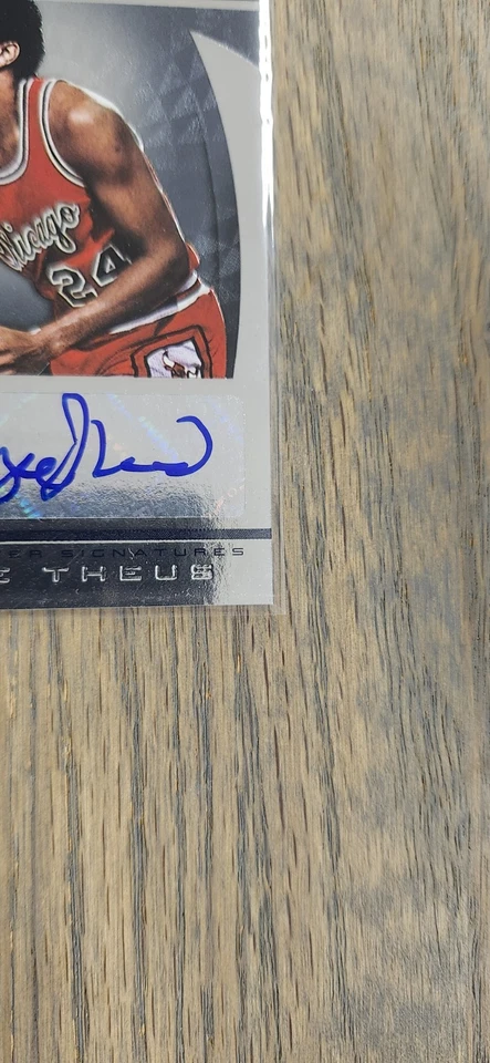 2013-14 Panini Certified Reggie Theus Auto Chicago Bulls Hang Time UNLV Silver - Image 4 of 4