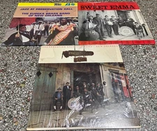 3 LP's Preservation Hall Jazz Band – New Orleans, Sweet Emma, Eureka Brass Band