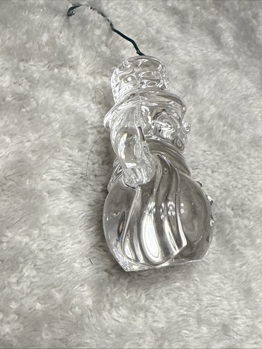 Marquis By Waterford Crystal Christmas Endearment 1st In Series Snowman Ornament - Picture 6 of 11