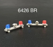 2 Pack 1/64 Blue Red Mars Skybolt Beacon Lightbar Siren Speaker Police Sheriff
