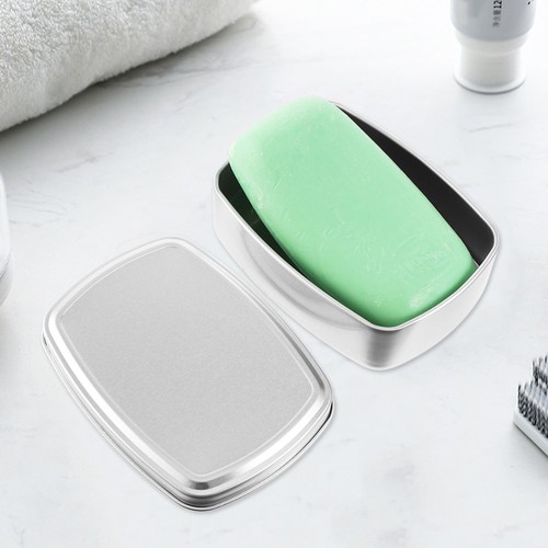 2 Pcs Camping Soap Balm Aluminum Box Travel Aluminium Container Compact Storage - Picture 9 of 12