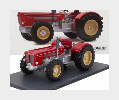 SCHUCO 450925400 SCHLUTER Super 1500V Traktor Ohne Kabine 1979 Rot Silber