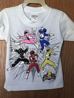 Y2K Vintage 1994 Morphine Power Ranger Promo T-Shirt 2T Super Hero s!Brand New!