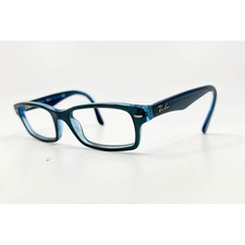Ray-Ban RB 1530 3667 Eyeglasses Teal Blue Rectangle Full Rim 48-16-130