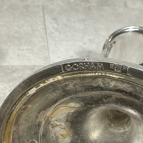 Vintage Paar Gorham galvanisierte Kerzenhalter massiv schwer 5 cm - Bild 14 von 19