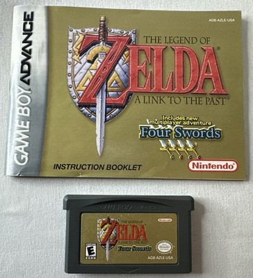The Legend Of Zelda A Link To The Past Four Swords Nintendo GBA Game + Manual