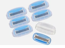 30 Solimo 5 Blade Womens Razor Refill Cartridge Fits Schick Quattro Handles
