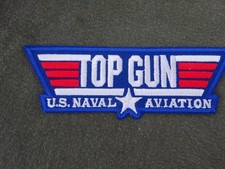 USA  Abzeichen Stoff  Patch US Air Force USAF  TOP GUN Fighter School