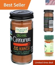 Kosher Certified Organic Ground Cinnamon, 1.9 Ounce - Rich Flavor for All Dishes