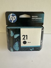 HP 21 Black Ink Cartridge C9351AN Genuine OEM Factory Sealed New Old Stock