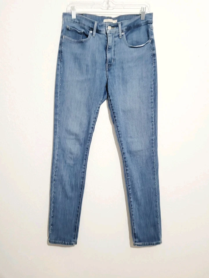 Levi's 311 формирования узкие джинсы женщин размер 30 x 30 света стирка с заклепками стороны эластичной - Изображение 2 из 4