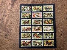 BUTTERFLIES AND MOTHS   CARDS      18 GALLAGHERS         ORIGINAL