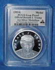 President Donald Trump 2024 1oz Silver PCGS Proof Medallion
