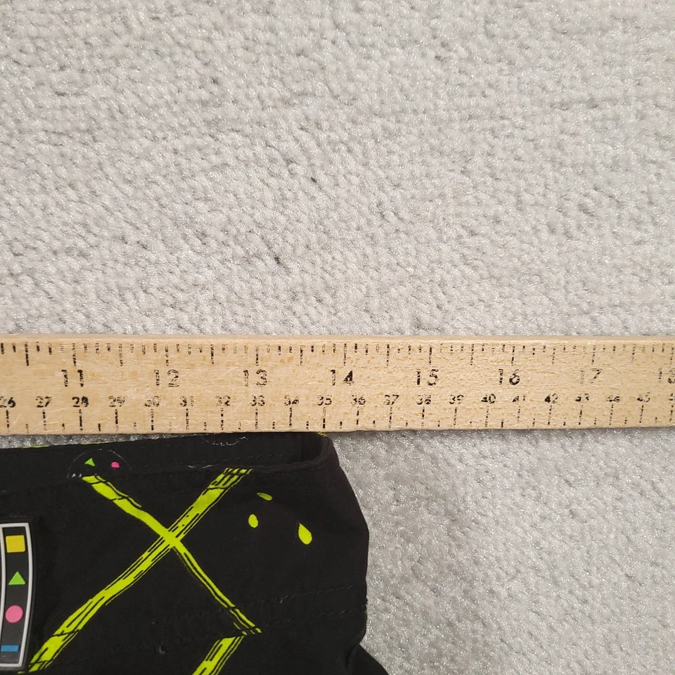 Maui and Sons Board Shorts Size 28 Swim Beach Black Green - Image 4 of 4