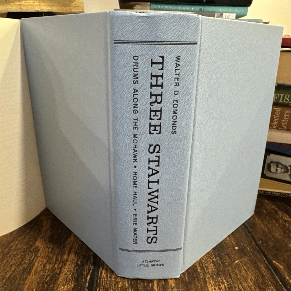 VINTAGE 3 STALWARTS COMPLETE NOVELS WALTER D. EDMONDS - HARDCOVER W/ DUST JACKET - Imagem 4 de 4