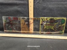 Lot Of 3 1980's Etch A Sketch Templates Road Runner Wiley Coyote Bugs Bunny Used