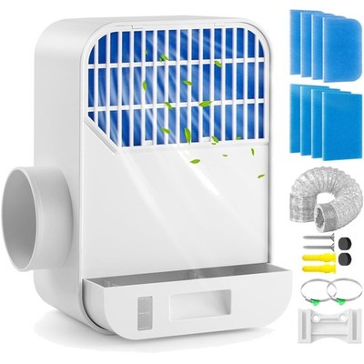with 8-Layer Filter & 10FT Hose   Lint Trap Box with Water Drawer System, Eas...