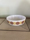 VTG PYREX Mod Dot  Dots Cereal Bowl # 1416 Vintage 70s