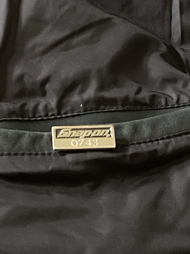 Vintage Snap On Tools Leather Jacket Charter Member Mens XXL Black Embroidered - Picture 9 of 11