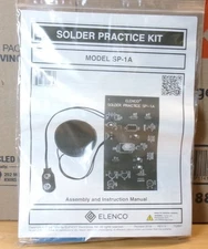 Elenco SP-1A Practical Soldering Project Kit LED Blinker & Siren