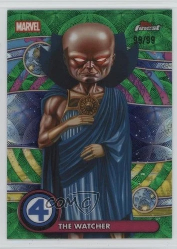 2026 Topps Finest Fantastic Four Green Kaleidoscope Refractor 99/99 The Watcher