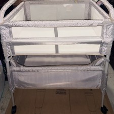 Arm's Reach Clear-Vue Co-Sleeper Bedside Bassinet Gray 