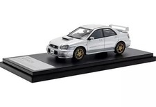HiStory 1/43 Subaru Impreza WRX STi 2002 Model Car Premium Silver Metallic