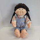 Vintage Cabbage Patch Doll Girl Brown Hair Blue Eyes  READ