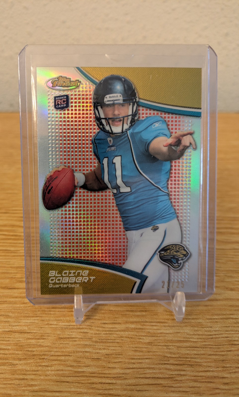 Blaine Gabbert Finest #100 Red Refractor