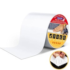 Roof Sealant Tape White, 6 Inch x 50 Feet Repair Roof Sealer Seal Tape UV