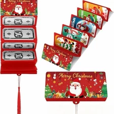 3-pack Money/Gift Card Holder Christmas Cash Gifts Surprise Cash 10 Slots