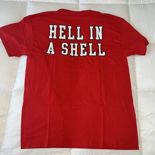 University of Maryland Adult Large Short Sleeve T-Shirt Terrapins Logo Red - Picture 6 of 6