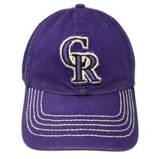 Colorado Rockies MLB '47 Brand Baseball Cap Purple One Size Heavy Stitching Logo