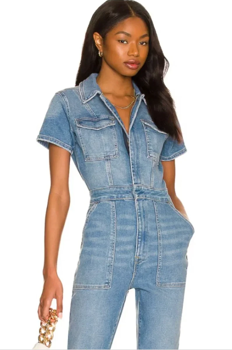 Denim Jumpsuit Casual Jumpsuits & Rompers for Women for sale | eBay