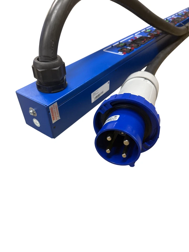 Unidad de distribución de energía PDU azul Panduit GE-PDU 60 Amp 200-208VAC 50/60Hz Foto 2 de 4