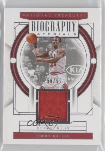 2023-24 Panini National Treasures Biography Materials /99 Jimmy Butler #BGM-BUT