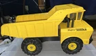 Mighty Tonka Vintage Turbo Diesel XMB-975 Metal Dump Truck Yellow Construction